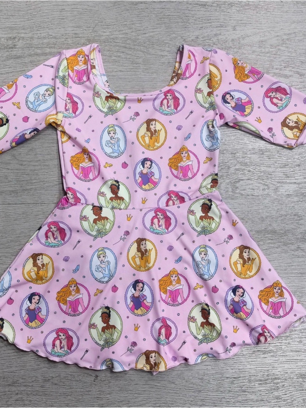 Rare Breed Babe Long Sleeve Princess Disney Tennis Dress, Disney Outfit